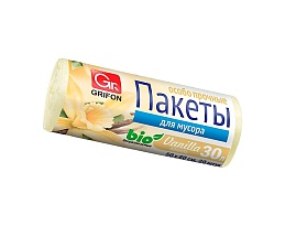 Мешки для мусора 30 л, ароматизированные, Ваниль, бежевые, в рулоне 20 шт., ПНД, 9 мкм, 560х530 мм, GRIFON Aroma, 101-020 V в Ярославле Мешки для мусора 30 л, ароматизированные, Ваниль, бежевые, в рулоне 20 шт., ПНД, 9 мкм, 560х530 мм, GRIFON Aroma, 101-020 V в Ярославле