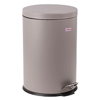 Ведро-контейнер для мусора (урна) с педалью LAIMA Classic, 20 л, серое, матовое, металл, со съемным внутренним ведром в Ярославле Ведро-контейнер для мусора (урна) с педалью LAIMA Classic, 20 л, серое, матовое, металл, со съемным внутренним ведром в Ярославле