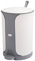 Контейнер для мусора Sтилъ с педалью 18 л серый 18 серый в Ярославле Контейнер для мусора Sтилъ с педалью 18 л серый 18 серый в Ярославле