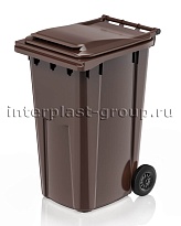Контейнер для мусора 240 л коричневый облегченный 240 зеленый в Ярославле