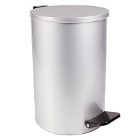 Ведро для мусора с педалью, усиленное, Титан, 10 л, серое, оцинкованная сталь в Ярославле Ведро для мусора с педалью, усиленное, Титан, 10 л, серое, оцинкованная сталь в Ярославле