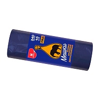 Мешки для мусора 240 л, синие, рулон 10 шт., ПВД 36 мкм, 1350х900 мм, Уфа Пак, МВ1854 (МВ 240-10с) в Ярославле Мешки для мусора 240 л, синие, рулон 10 шт., ПВД 36 мкм, 1350х900 мм, Уфа Пак, МВ1854 (МВ 240-10с) в Ярославле