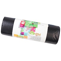 Мешки для мусора 220 л, черные, в рулоне 10 шт., ПВД, 29 мкм, 1100х830 мм, Концепция Быта ЭкоДом, 604924 в Ярославле Мешки для мусора 220 л, черные, в рулоне 10 шт., ПВД, 29 мкм, 1100х830 мм, Концепция Быта ЭкоДом, 604924 в Ярославле