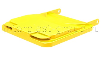 Комплект крышки для контейнера 120 л. желтая  желтый в Ярославле
