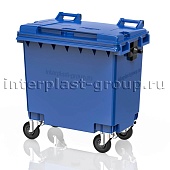 Мусорный контейнер 770 л голубой